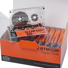 RTM Blank Audio Cassettes C60 Studio Quality Analog Recording - Pack of 10 picture