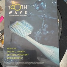 ToothWave H7001 Sonic Electric Toothbrush, White, Rechargeable w/ Heads picture