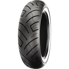 Shinko - 130/90-16 - 777 Heavy Duty Whitewall Rear Cruiser Motorcycle Tire picture