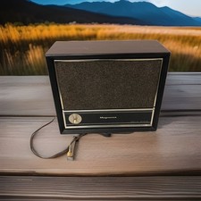 Vintage Magnavox Solid State Walnut External Speaker Mid Century 1960s Tested  picture