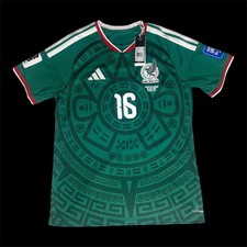 Julian Quiñones #16  Mexico 2026 WorldCup Jersey Ecuador Match Detail L BNWT picture