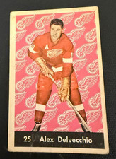 Alex Delvecchio 1961/62 Parkhurst Detroit Red Wings Good picture