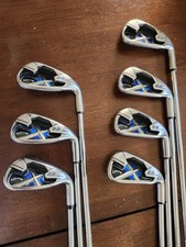 Callaway X22 Iron Set 4-pw Standard Length Uniflex Steel Shafts Golf Pride Grips picture