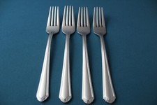 Lenox ARCHWAY Salad Forks (Set of 4) 18/10 Stainless China NEW 7 3/8