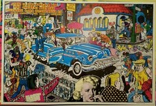 ORIGINS OF THE BEAT GENERATION VINTAGE 1972 FULL COLOR POSTER by SPAIN RODRIGUEZ picture