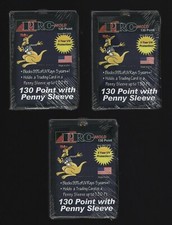 (3) Pro-Mold 130pt Sleeved Card Size Magnetic Card Holder With Penny Sleeve picture