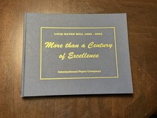 2002 Lock Haven Mill History Book Hammermill Paper Dandy Wire Watermark Piece PA picture