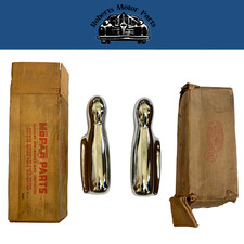 NOS Rear Bumper Guards for 1949-1951 Desoto Models #1319583 & #1319584 picture