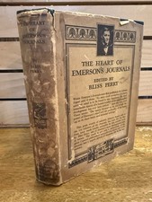 Vintage 1926 The Heart of Ralph Waldo Emerson's Journals HC DJ Bliss Perry Ed picture