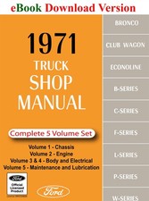 1971 Ford Truck Shop Manual (eBook Download) picture