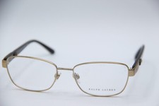 NEW RALPH LAUREN RL 5096Q 9324 GOLD BLACK AUTHENTIC DESIGNER EYEGLASSES 52-16 picture
