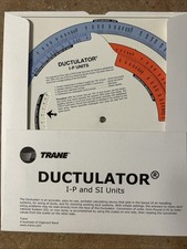 Trane Ductulator I-P and SI Units picture