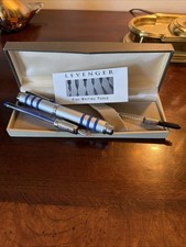 2013 LEVENGER LS3 BLUE MEDIUM FOUNTAIN PEN picture