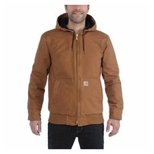 Carhartt 104050 Washed Duck Active Jac Insulated Hooded Jacket Mens / Full Size picture
