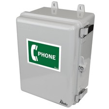 Altelix IP66 NEMA 4X Green Label Emergency Phone Enclosure Gray picture