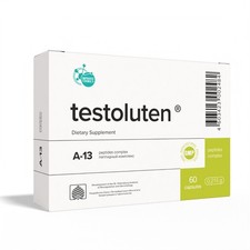 Testoluten A-13 Natural Khavinson Testes Peptide Bioregulator 60 capsules picture