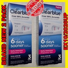 CLEARBLUE OVER99%ACCURATE 6 Days Sooner Early Detect 3Test 2PK EX10/26 picture