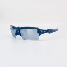 Oakley Flak 2.0 XL OO9271 Black Frame Silver Mirror Sunglasses New w/ Box picture