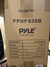PYLE 300W PORTABLE BLUETOOTH PA LOUDSPEAKER - BLACK PPHP838B MP3 W Remote New picture