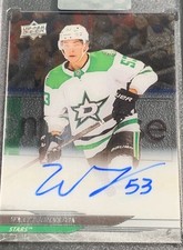 Wyatt Johnston 2025-26 Upper Deck Clear Cut 2024-25 Update On-Card Auto #CC-WJ picture