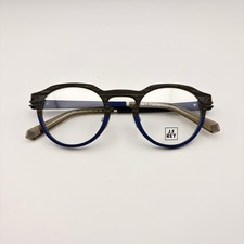 J.F. REY JF3081 0028 Black & Blue Carbon Round Eyeglasses 48mm NEW picture
