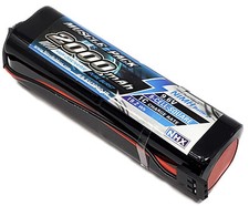 NHX Muscle Pack 9.6V 2000mAh 8-Cell Nimh Square Transmitter Battery w/ JR picture