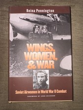 Wings Women and War Pennington 2001 1st HC + Bonus Bookmark picture