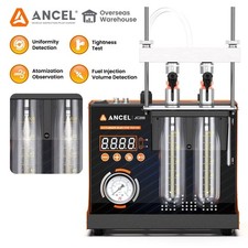 ANCEL JC200 2 Cylinder Fuel Injector Cleaner Tester Machine Car Motorcycle 12V picture