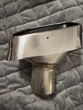 Pair Tri-Hybers A58069L KCA42 304 Stainless Exhaust Tips 2.5” Inlet Polished picture