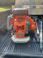 Husqvarna 580BTS Gas backpack leaf blower RUNS great condition 2017 Gen 1 Read picture