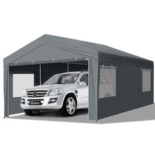 12x20 ft Carport Canopy Car Shelter Garage Heavy Duty Beach BBQ Party Shed Tent picture