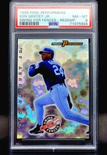 1998 Pinnacle Performers Ken Griffey Jr Swing for the Fences Rdmptn Holo PSA 8 picture