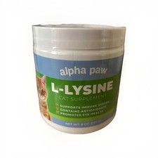 Alpha Paw - Human Grade for Pets - Cat Lysine Supplement - Extra Servings 5-10 M picture
