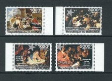 Burundi SC # 1011-1014 Christmas Paintings . 2011 Set .MNH picture
