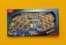 Pokemon TCG Crown Zenith Sea And & Sky Premium Collection Rayquaza Kyogre New picture