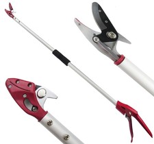 6FT Long Reach Pruner & Fruit Picker, Lightweight Aluminum Pole, Rotating Head, picture