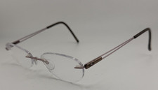 Silhouette Frames Only Titanium Rimless Eyeglasses 7661 40 6066 Brown 49-17-140 picture