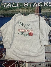 Vintage 1988 Michigan State Spartans Rose Bowl Crewneck Size 2XL picture