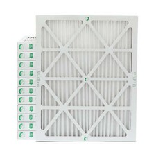 Glasfloss ZL 20x25x2 MERV 10 (FPR 7) Pleated HVAC Air Filters. Case of 12 picture