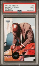 1997-98 Upper Deck Mj Rare Air Rare Air Michael Jordan PSA 9 #54 picture