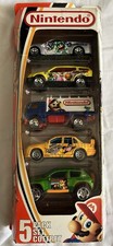 Vintage Nintendo 5-Pack Diecast Vehicle Cars Multicolor Unopened Box  picture