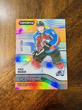 2019 Cale Makar RC Serial # more RARE Than Young Guns Rookie Upper Deck picture