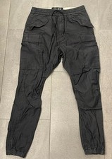 NLST F/W15 Cargo Jogger Pants Womens Extra Small Charcoal Gray 28
