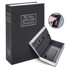Diversion Book Safe Secret Storage Box Fake Book with Combination Lock Hidden picture