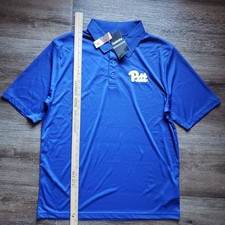 Captivating Pitt Panthers Polo Shirt Men's Size Large  picture