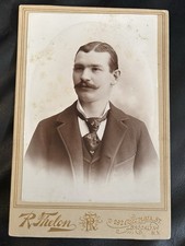 Philadelphia Mint 1890s MLB Brooklyn Utility George Shock Baseball Cabinet Card picture