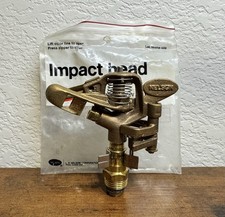 Vintage LR Nelson Alpha II Part Circle Brass Impact Sprinkler New Old Stock picture