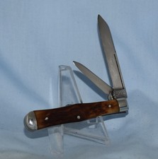 RARE VINTAGE W R CASE & SONS 2ND CUT BONE COKE KNIFE 6225 1905-14 SUPER NICE picture