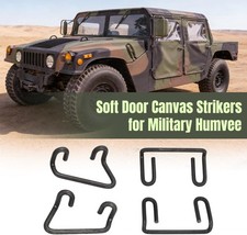 For HMMW V Soft Door Canvas Strikers Set of 4 - Left Right Front Rear Catch picture