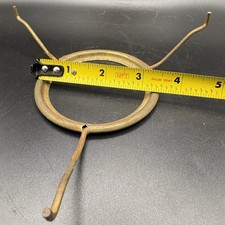 Vintage Cast Brass 6” Shade Holder Ring Oil Kerosene Lamp Parts 2 5/8” center picture